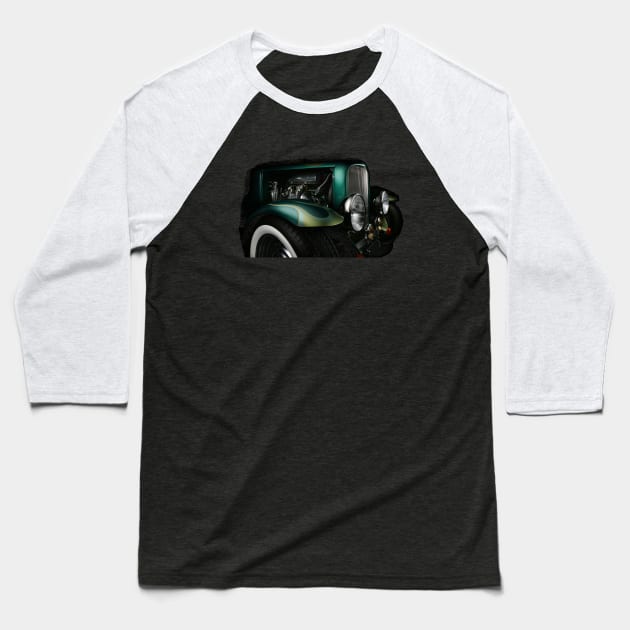 1932 Ford Coupe - FDL detail 2 Baseball T-Shirt by mal_photography